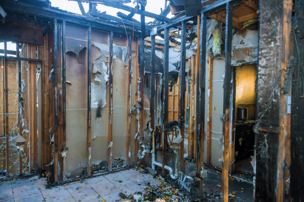 Professional Fire Damage Removal technician working in Sterling, VA